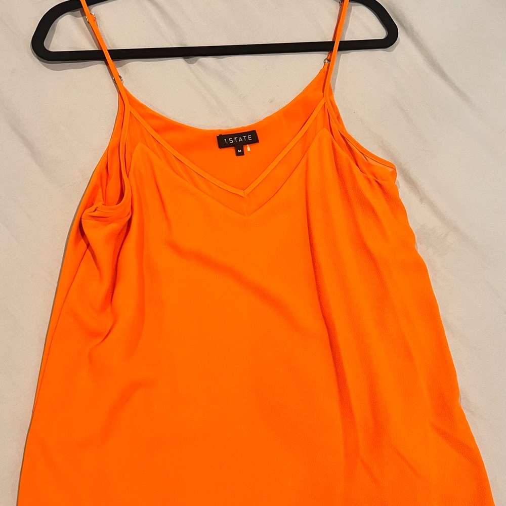 1. State Women's Orange Cami Top